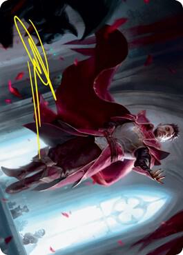 Markov Waltzer Art Card Gold Stamped Signature 63 (Art Series: Innistrad: Crimson Vow)  | Good Games Modbury