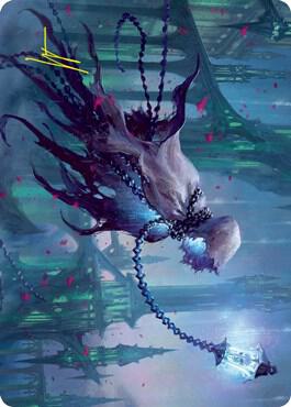 Wanderlight Spirit Art Card Gold Stamped Signature 26 (Art Series: Innistrad: Crimson Vow)  | Good Games Modbury