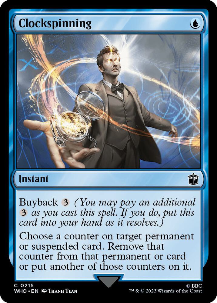 Clockspinning 215/331 (Universes Beyond: Doctor Who)  - Foil | Good Games Modbury