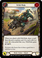 Wild Ride (Yellow) [EVR012] (Everfest)  1st Edition Rainbow Foil | Good Games Modbury