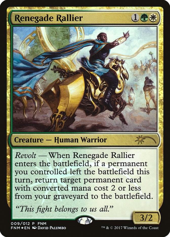 Renegade Rallier 9/12 (FNM Promos)  - Foil | Good Games Modbury