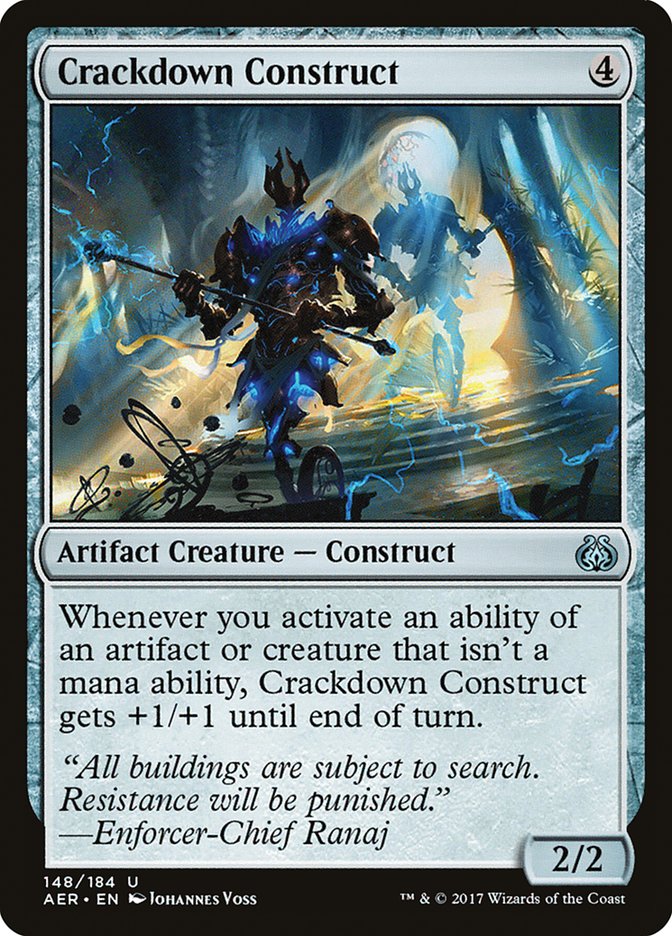 Crackdown Construct [Aether Revolt] | Good Games Modbury