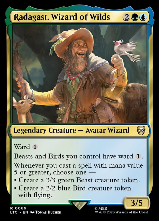 Radagast, Wizard of Wilds 66/347 (Commander: The Lord of the Rings: Tales of Middle-earth)  | Good Games Modbury