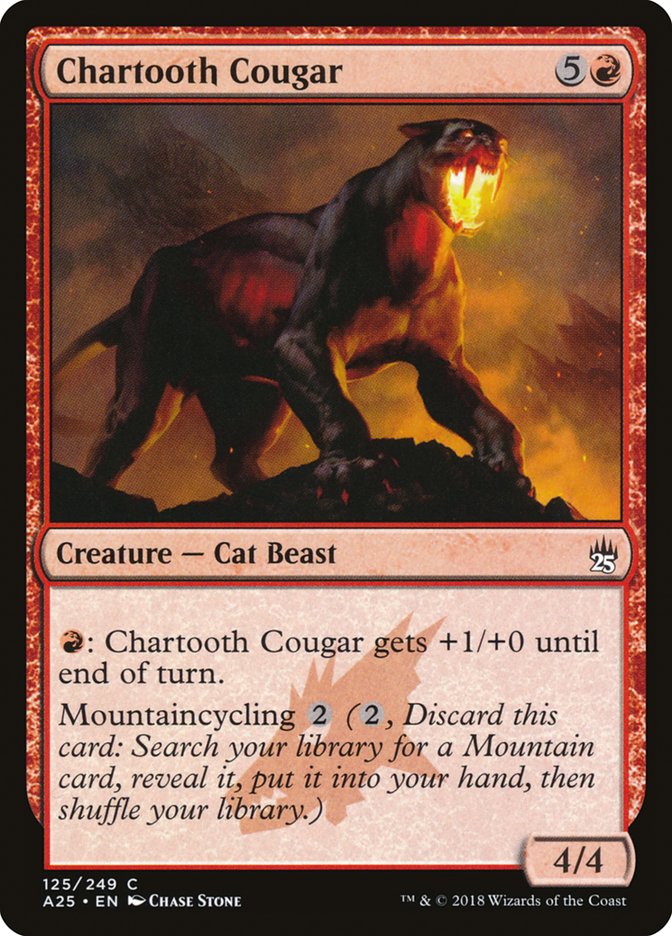Chartooth Cougar 125/249 (Masters 25)  | Good Games Modbury