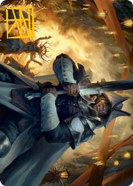 Ritual Guardian Art Card Gold Stamped Signature 18 (Art Series: Innistrad: Midnight Hunt)  | Good Games Modbury