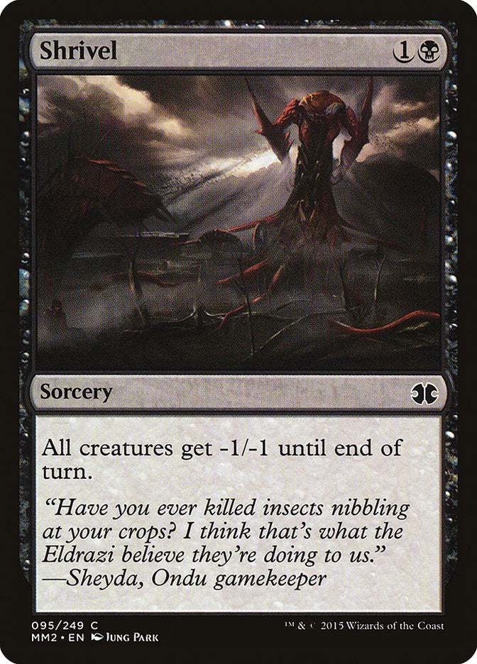 Shrivel 95/249 (Modern Masters 2015)  | Good Games Modbury