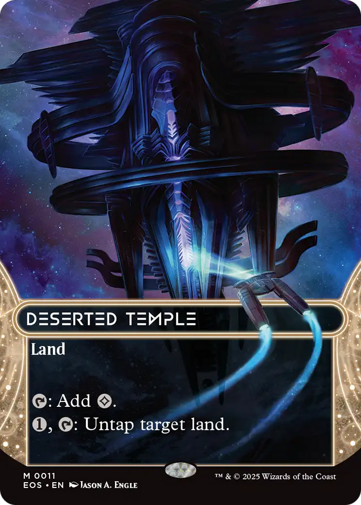 Deserted Temple (0011) (Borderless) [Edge of Eternities: Stellar Sights] | Good Games Modbury