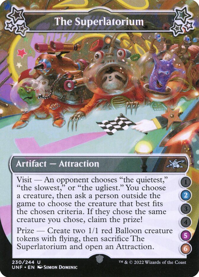The Superlatorium 230c/244 (Unfinity)  - Foil | Good Games Modbury