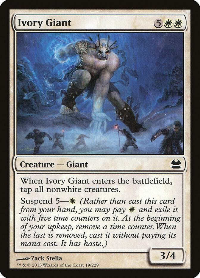 Ivory Giant 19/229 (Modern Masters)  | Good Games Modbury