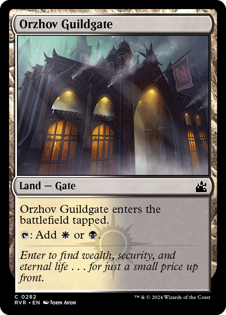 Orzhov Guildgate [Ravnica Remastered] | Good Games Modbury