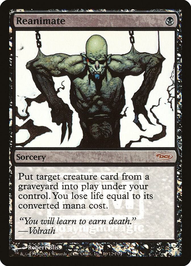 Reanimate 10/12 (FNM Promos)  - Foil | Good Games Modbury