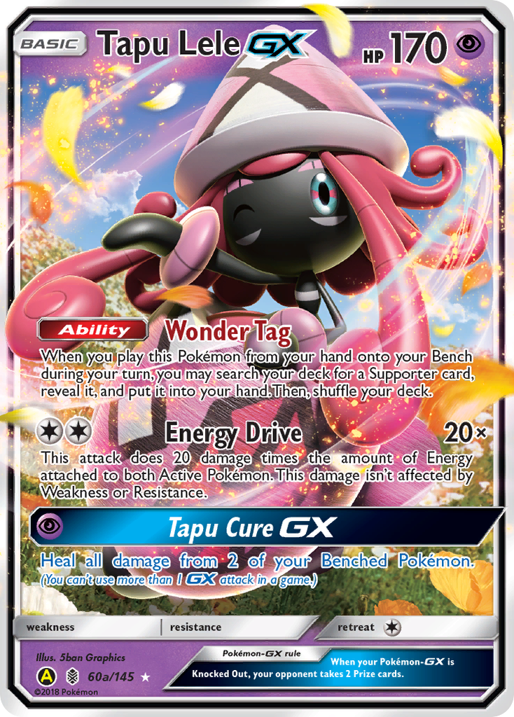 Tapu Lele GX (60a/145) [Alternate Art Promos] | Good Games Modbury