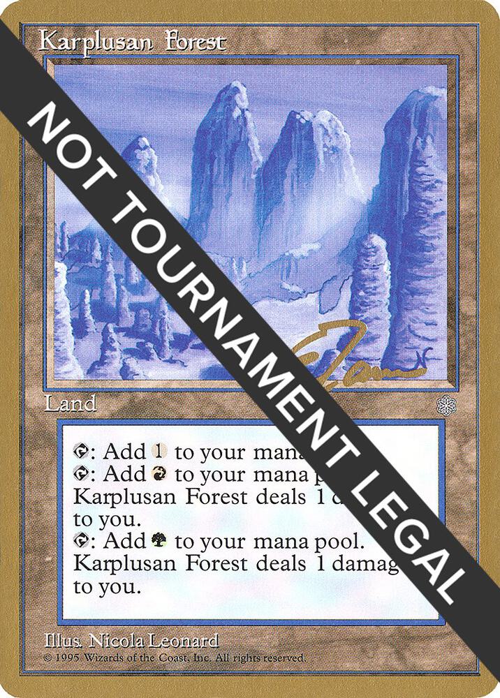 Karplusan Forest 1996 Eric Tam ICE et356/308 (World Championship Decks)  | Good Games Modbury