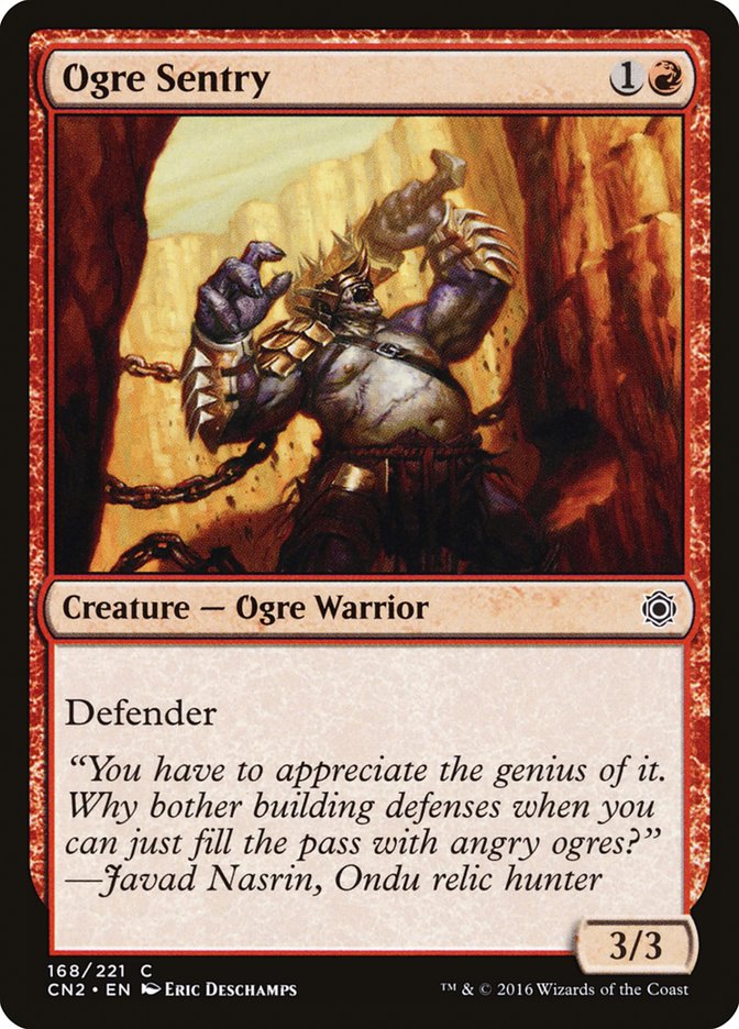 Ogre Sentry 168/221 (Conspiracy: Take the Crown)  - Foil | Good Games Modbury