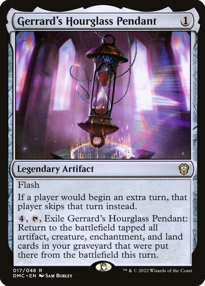 Gerrard's Hourglass Pendant 17 (Commander: Dominaria United)  | Good Games Modbury