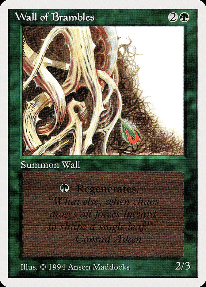 Wall of Brambles [Summer Magic / Edgar] | Good Games Modbury