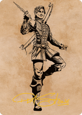 Astarion, the Decadent Art Card (Gold-Stamped Signature) [Commander Legends: Battle for Baldur's Gate Art Series] | Good Games Modbury
