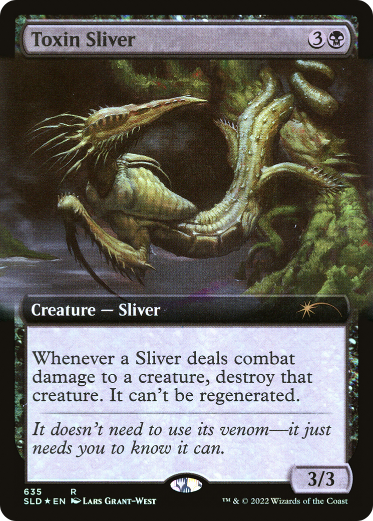 Toxin Sliver (Extended Art) [Secret Lair Drop Promos] | Good Games Modbury