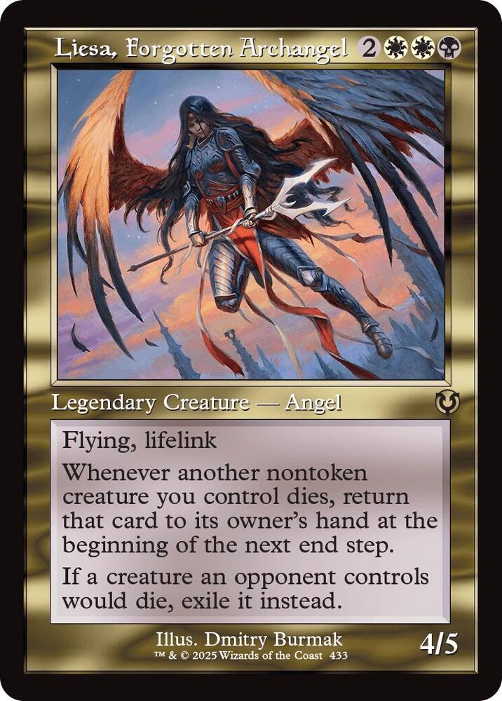 Liesa, Forgotten Archangel 433/287 (Innistrad Remastered)  - Retro Foil | Good Games Modbury