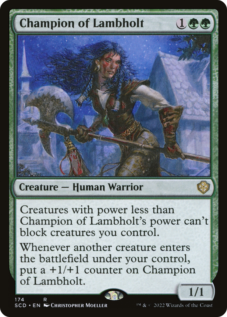 Champion of Lambholt [Starter Commander Decks] | Good Games Modbury