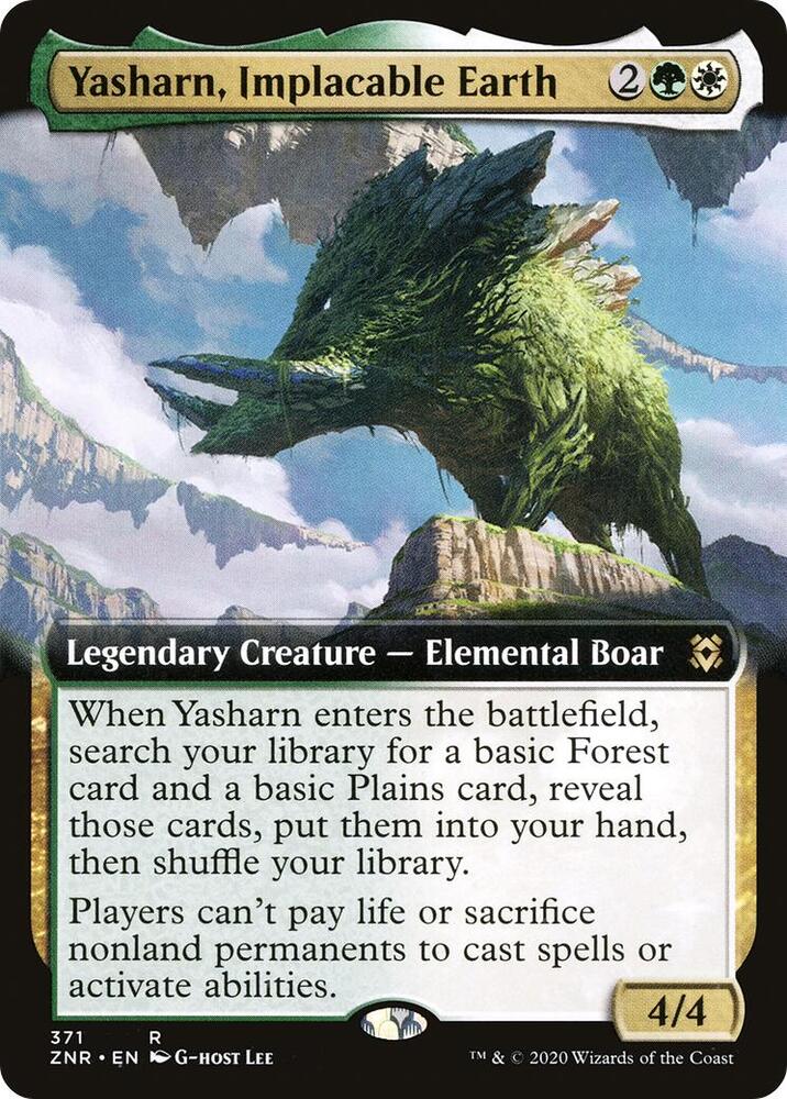 Yasharn, Implacable Earth 371/280 (Zendikar Rising)  - Extended Art | Good Games Modbury