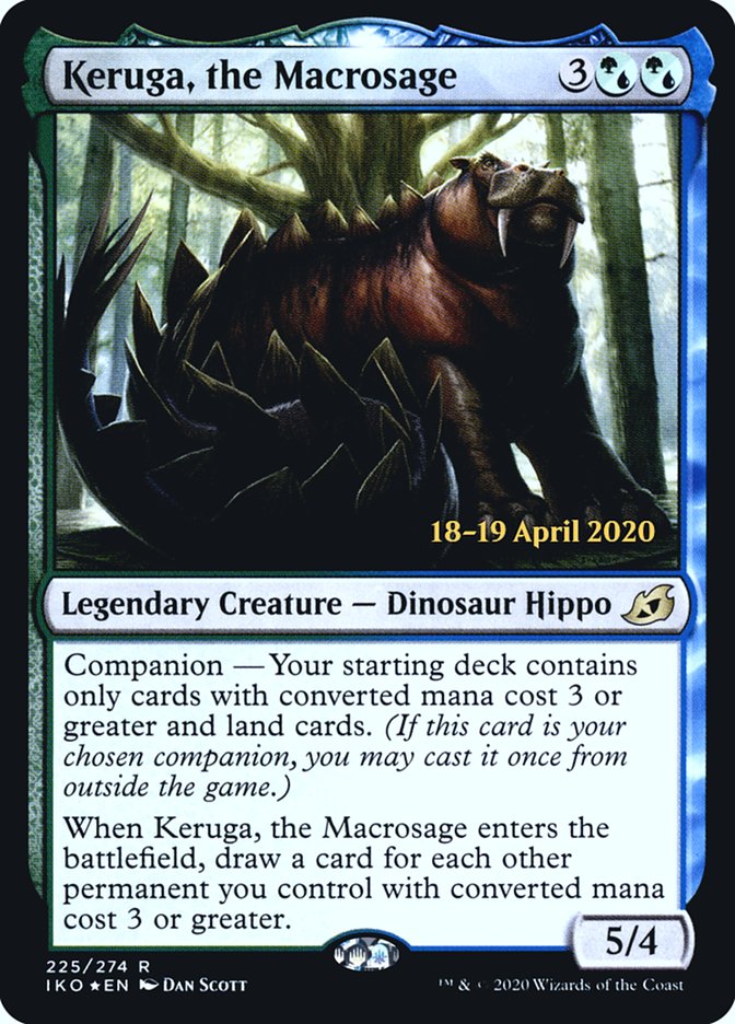 Keruga, the Macrosage [Ikoria: Lair of Behemoths Prerelease Promos] | Good Games Modbury