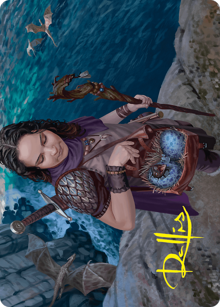 Drake Hatcher Art Card (5/54) (Gold-Stamped Signature) [Foundations Art Series] | Good Games Modbury