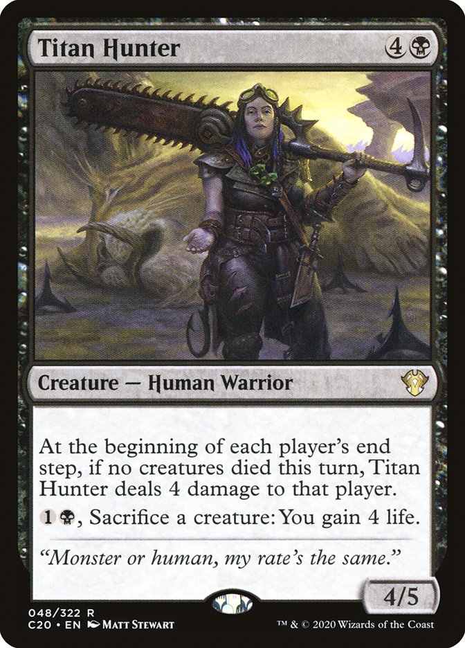 Titan Hunter 48/322 (Commander 2020)  | Good Games Modbury