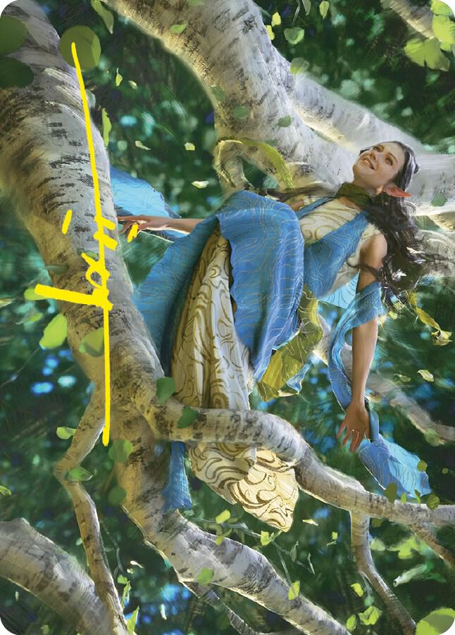 Arwen Undomiel Art Card Gold Stamped Signature 13 (Art Series: Universes Beyond: The Lord of the Rings: Tales of Middle-earth)  | Good Games Modbury