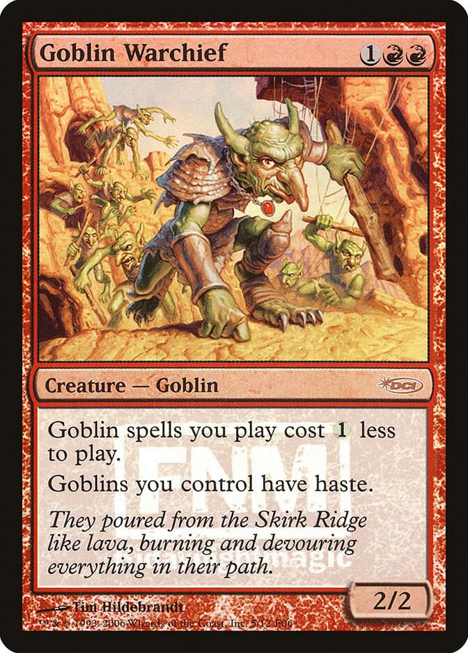 Goblin Warchief 2006 5/12 (FNM Promos)  - Foil | Good Games Modbury
