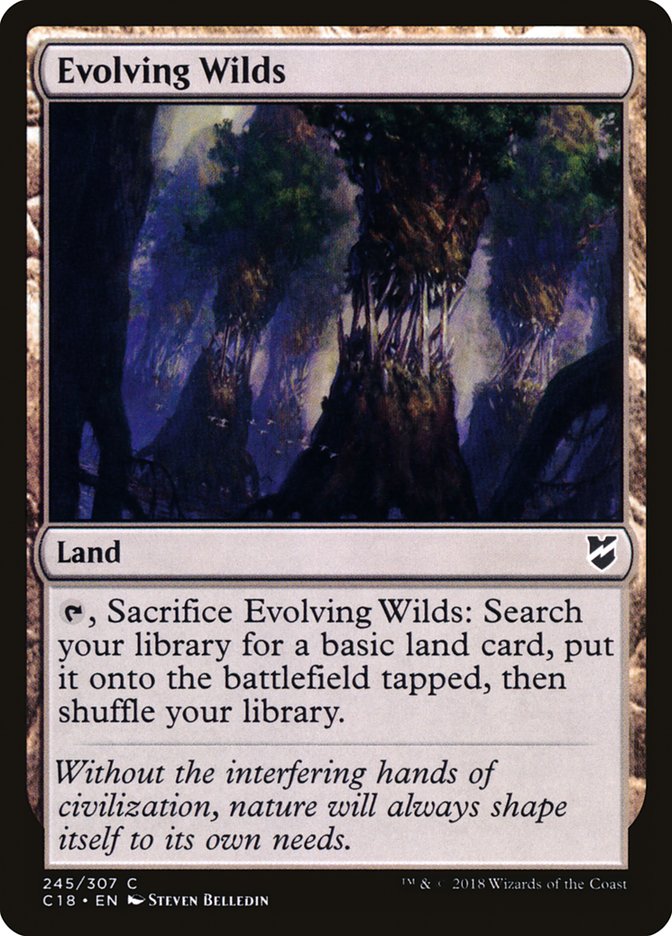Evolving Wilds [Commander 2018] | Good Games Modbury
