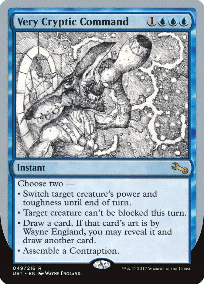 Very Cryptic Command 49/216 (Unstable)  - Foil | Good Games Modbury