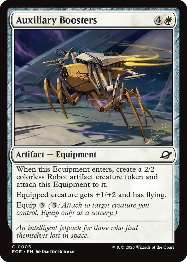 Auxiliary Boosters 5/276 (Edge of Eternities)  | Good Games Modbury