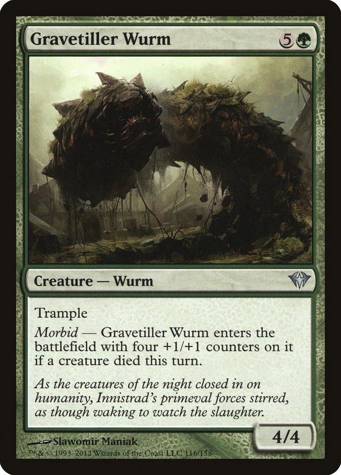 Gravetiller Wurm 116/158 (Dark Ascension)  | Good Games Modbury