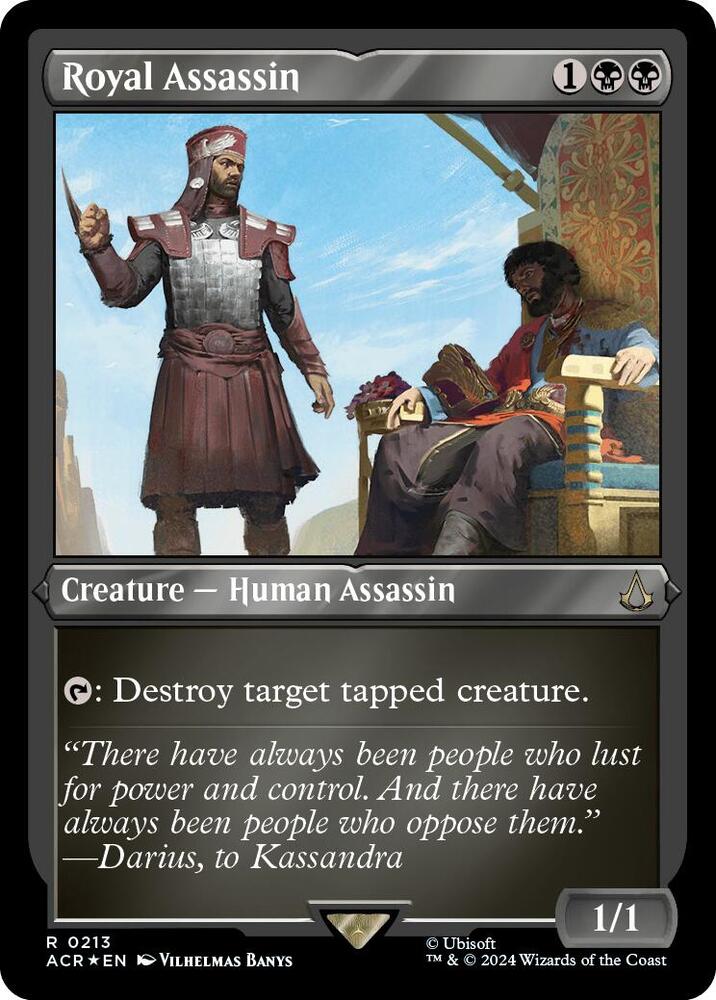 Royal Assassin 213 (Universes Beyond: Assassin's Creed)  - Etched Foil | Good Games Modbury