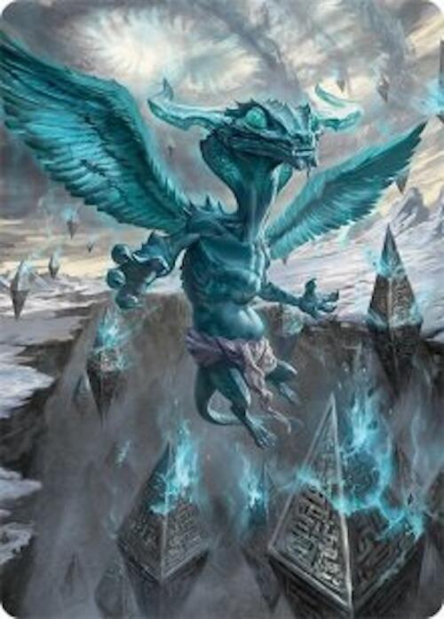 Ugin Eye of the Storms Art Card 47 54 47 (Art Series: Tarkir: Dragonstorm)  | Good Games Modbury