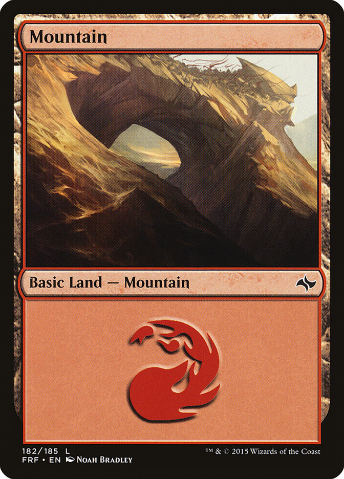Mountain (182) [Fate Reforged] | Good Games Modbury