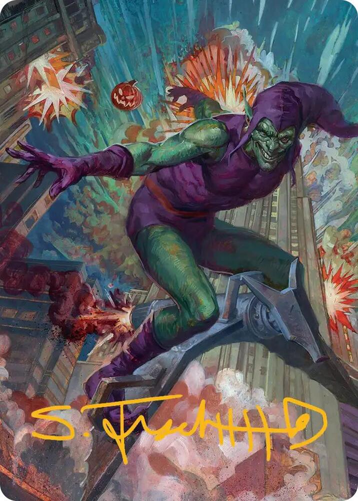 Green Goblin Art Card 26 54 Gold Stamped Signature 26 (Art Series: Marvel's Spider-Man)  | Good Games Modbury