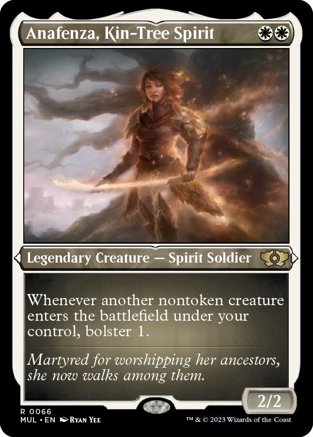 Anafenza, Kin-Tree Spirit 66/65 (March of the Machine: Multiverse Legends)  - Etched Foil | Good Games Modbury