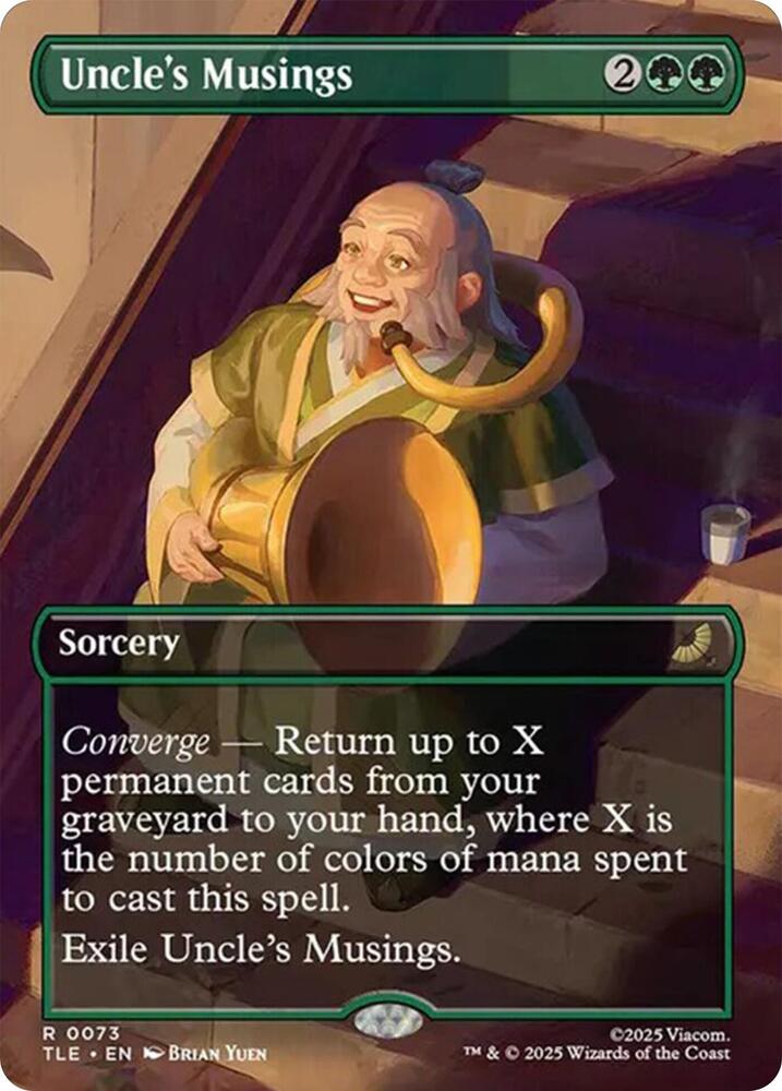 Uncles Musings  73/317 (Avatar: The Last Airbender: Eternal-Legal)  - Borderless | Good Games Modbury