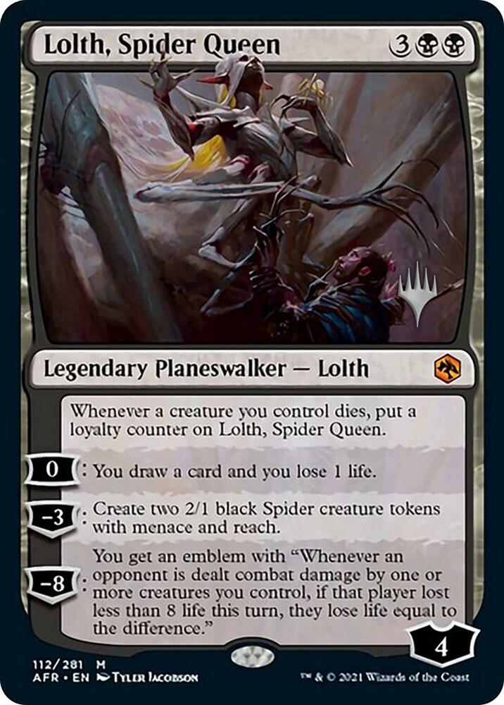 Lolth Spider Queen 112p/241 (Promo Pack: Adventures in the Forgotten Realms)  | Good Games Modbury