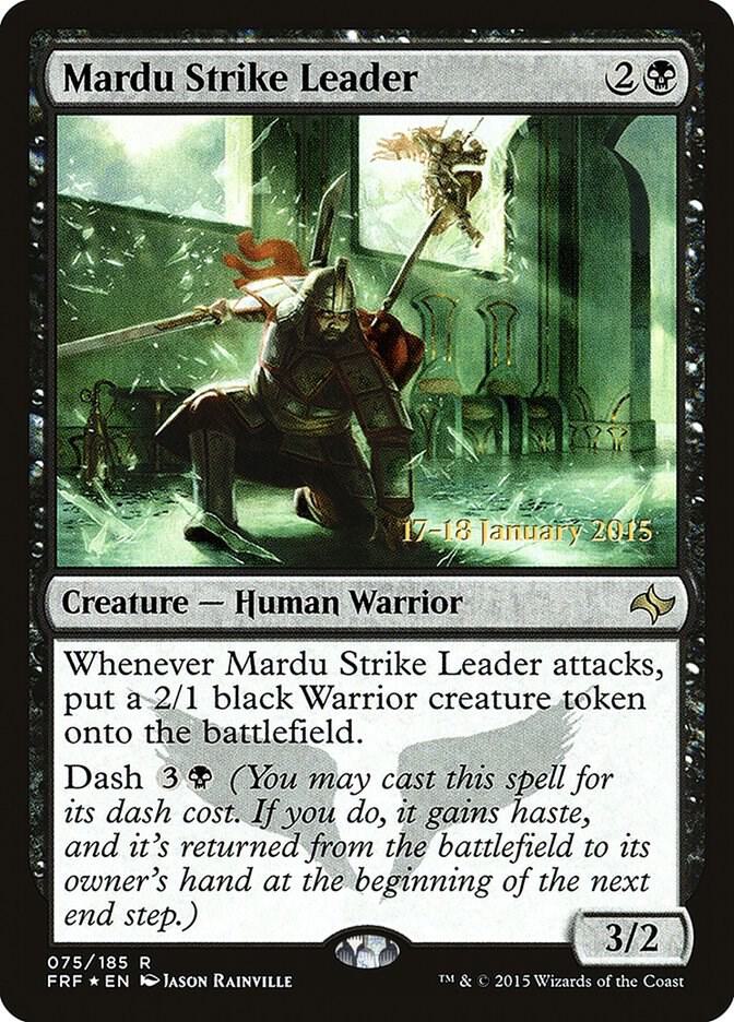 Mardu Strike Leader 75s/43 (Prerelease Cards)  - Foil | Good Games Modbury