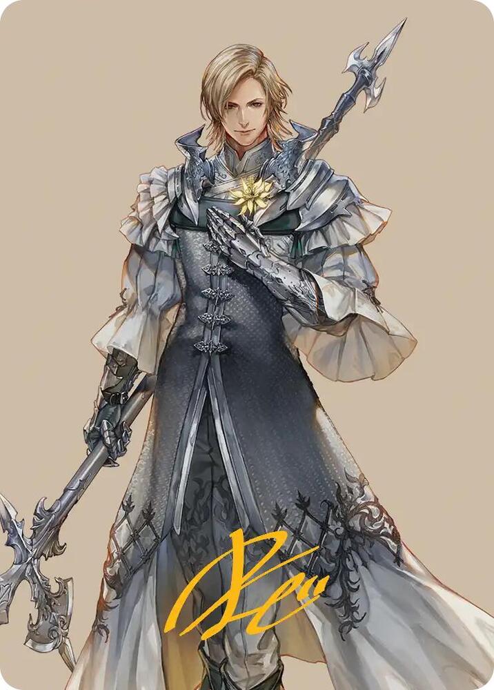 Dion Bahamuts Dominant Art Card Gold Stamped Signature 42 (Art Series: FINAL FANTASY)  | Good Games Modbury