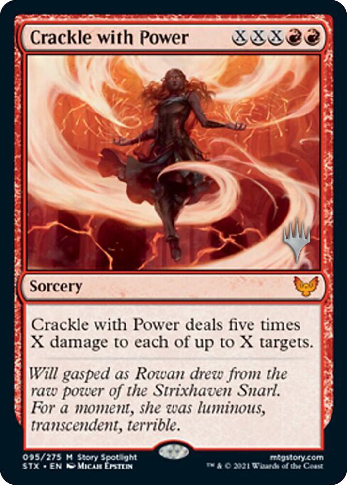 Crackle with Power 95p/180 (Promo Pack: Strixhaven)  | Good Games Modbury