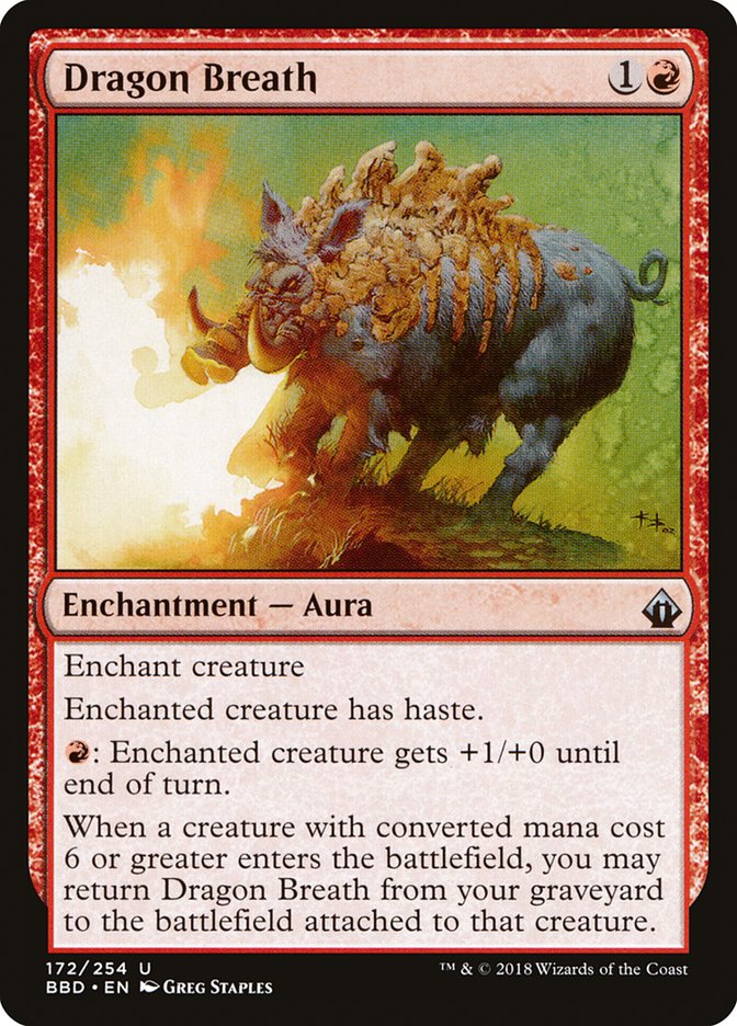 Dragon Breath 172/254 (Battlebond)  - Foil | Good Games Modbury