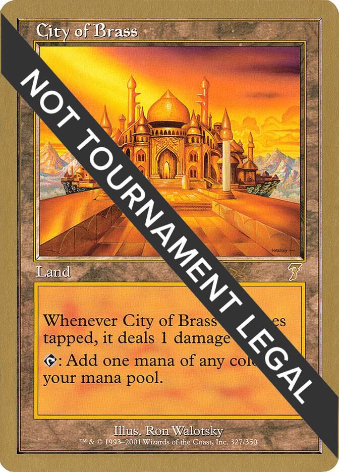 City of Brass 2001 Jan Tomcani 7ED jt327/138 (World Championship Decks)  | Good Games Modbury