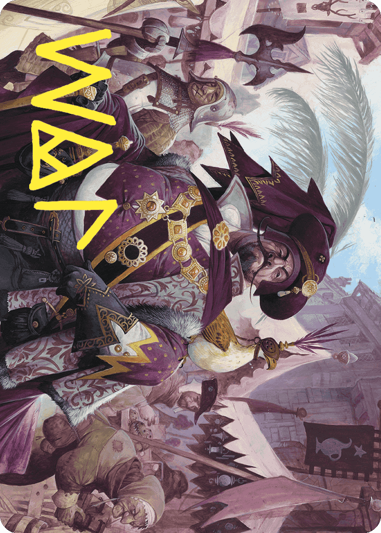 Discerning Financier Art Card (Gold-Stamped Signature) [Wilds of Eldraine Art Series] | Good Games Modbury