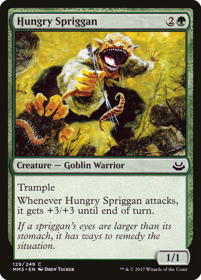 Hungry Spriggan 129/249 (Modern Masters 2017)  - Foil | Good Games Modbury