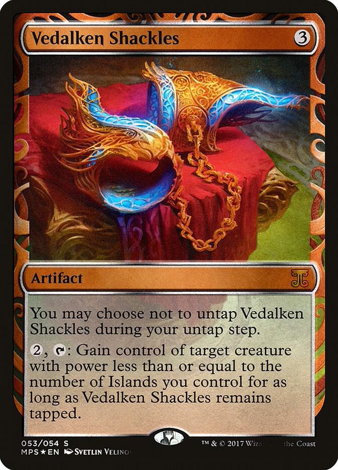 Vedalken Shackles 53/54 (Masterpiece Series: Kaladesh Inventions)  - Foil | Good Games Modbury