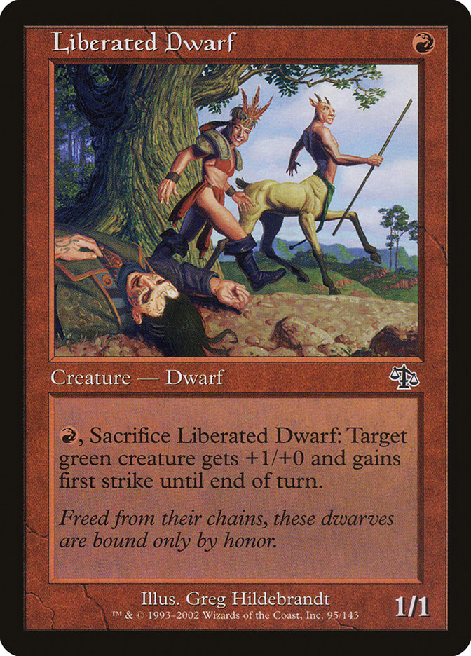 Liberated Dwarf 95/143 (Judgment)  - Foil | Good Games Modbury